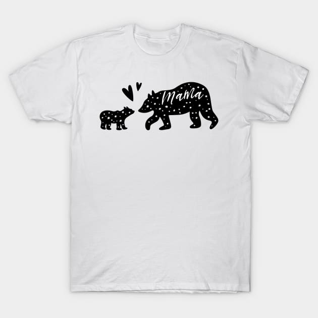 Mama Bear T-Shirt by timegraf